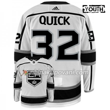 Los Angeles Kings Dresy JONATHAN QUICK 32 Adidas Bílá Authentic - Dětské